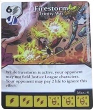DC Comics Dice Masters Justice League  card TW8 Firestorm: Trinity War