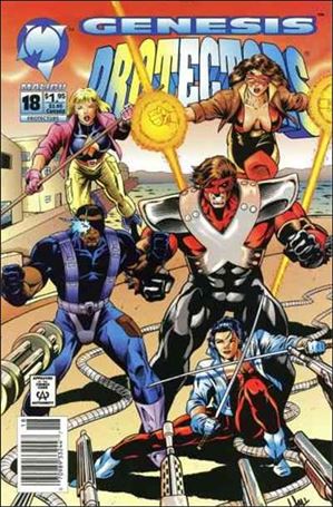 Protectors (1992) issue 18-B Newsstand Edition / Price Variant
