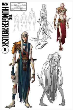 Hunger and the Dusk issue 6-D Christian Wildgoose 1:10 Character Sketch Cover