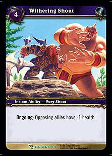 World of Warcraft: March of the Legion (Base Set) card 125 Withering Shout