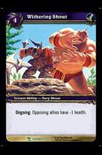 World of Warcraft: March of the Legion (Base Set) card 125 Withering Shout