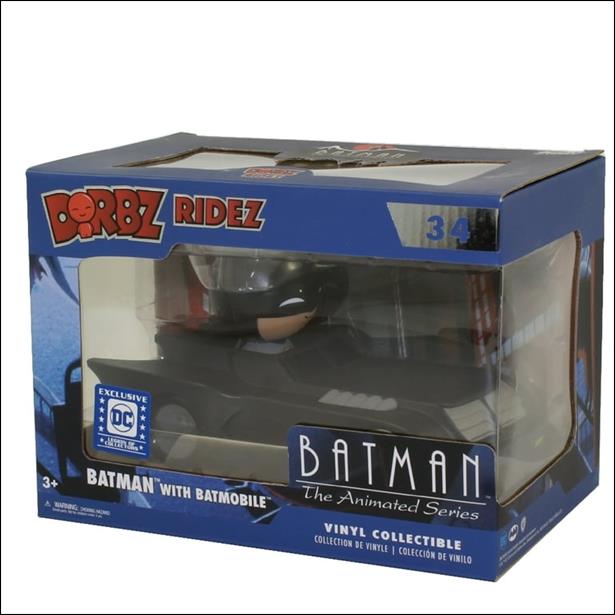 Dorbz Ridez figure 34 Batman with Batmobile