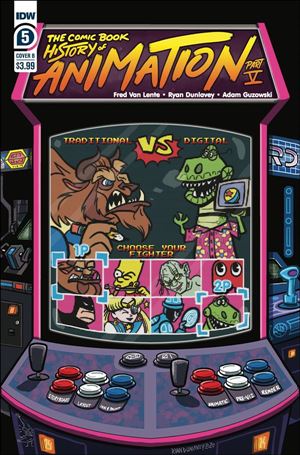 Comic Book History of Animation issue 5-B Video Game Cover