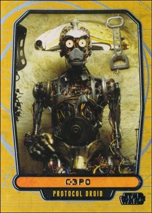 Star Wars Galactic Files (Base Set) card 17 C-3PO Protocol Droid