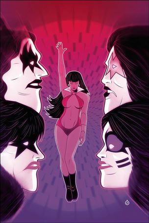 KISS / Vampirella issue 3-F Juan Doe Virgin 1:15 Cover