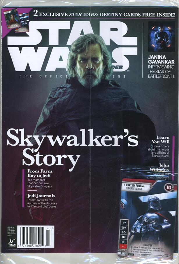 Star Wars Insider issue 177 Polybagged Newsstand Cover with Promo Card