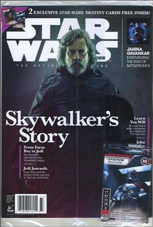 Star Wars Insider issue 177 Polybagged Newsstand Cover with Promo Card