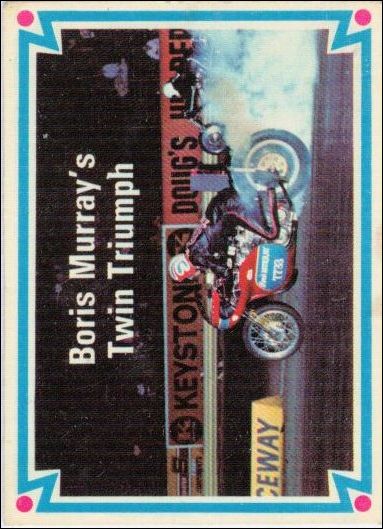 Choppers & Hot Bikes (Base Set) card 32 Boris Murray's Twin Triumph