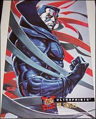 1995 Fleer Ultra X-Men (Ultraprints Subset) card 8 Mr. Sinister
