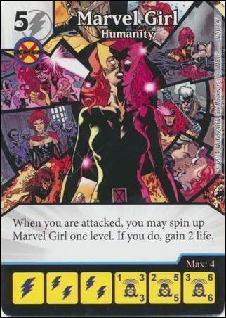 Marvel Dice Masters Uncanny X-Men  card M2014 7 Marvel Girl: Humanity