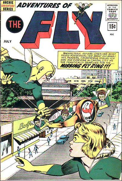 Adventures of the Fly issue 20-B 15 Cent Price Cover
