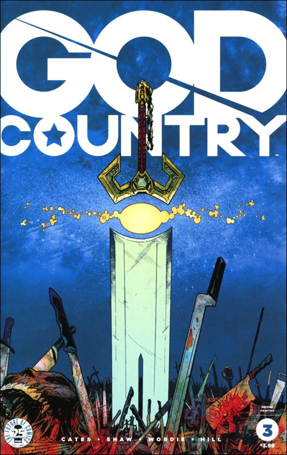 God Country issue 3-C 2nd Print Geoff Shaw Cover