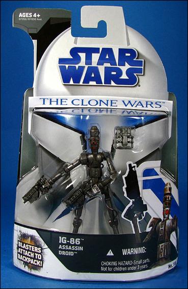 Star Wars: The Clone Wars Collection 3 3/4" Figures (2008) figure 18 IG-86 Assassin Droid