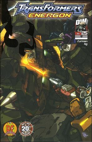 Transformers: Energon (2004) issue 25-B DF Gold Foil Cover 1/1000