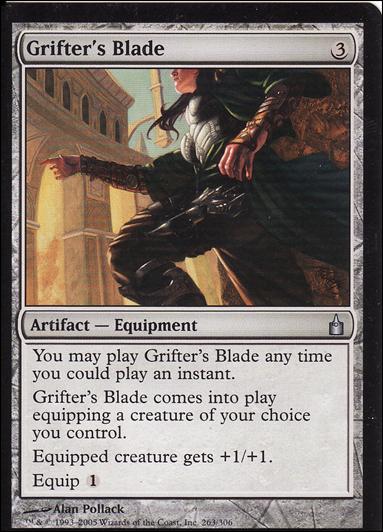 Magic the Gathering: Ravnica (Base Set)  card 263 Grifter's Blade
