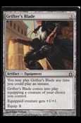Magic the Gathering: Ravnica (Base Set)  card 263 Grifter's Blade