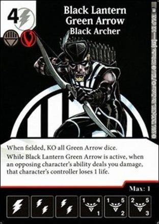 DC Comics Dice Masters World's Finest card 141 Black Lantern Green Arrow: Black Archer