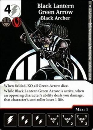 DC Comics Dice Masters World's Finest card 141 Black Lantern Green Arrow: Black Archer