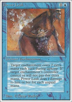 Magic the Gathering: Unlimited (Base Set) card 72 Power Leak