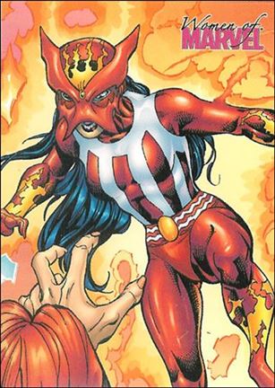 Women of Marvel (Base Set) card 70 Sunpyre