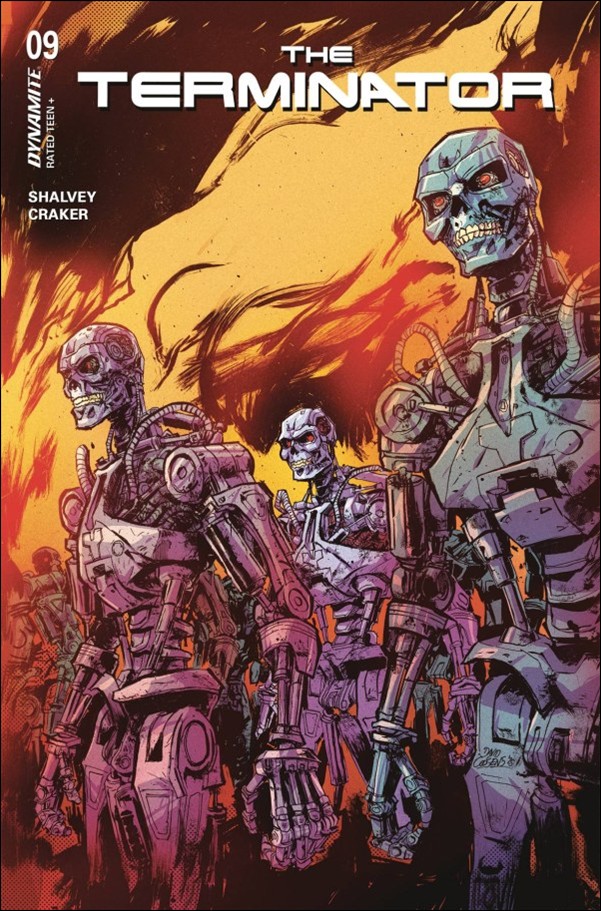 Terminator (2024) issue 9-D David Cousens Cardstock Cover