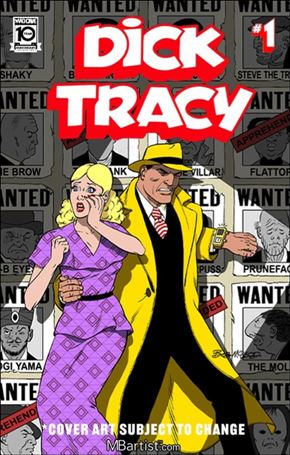 Dick Tracy (2024) issue 1-K Bob McLeod Exclusive Trade Dress Cover 1/100