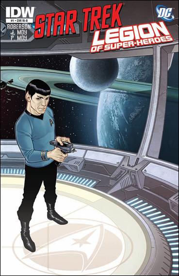 Star Trek/Legion of Super-Heroes issue 1-E Gabriel Rodriguez 1:25 Wraparound Cover