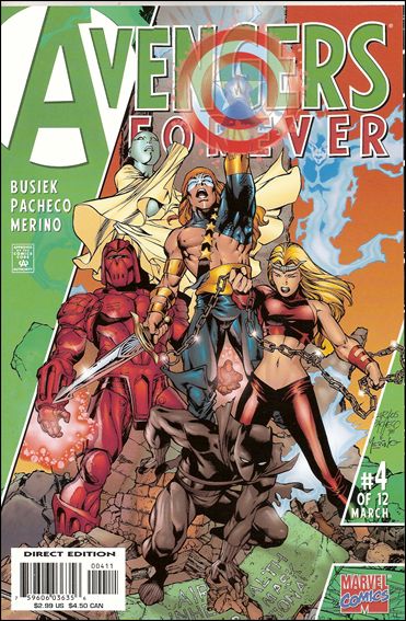 Avengers: Forever (1998) issue 4 Carlos Pacheco "Avengers Tomorrow" Cover