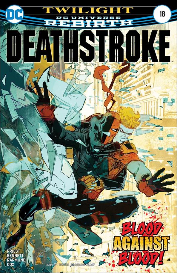 Deathstroke (2016) issue 18 Bill Sienkiewicz Cover