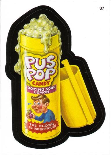Wacky Packages All-New: Series 1 (Base Set) card 37 Pus Pop