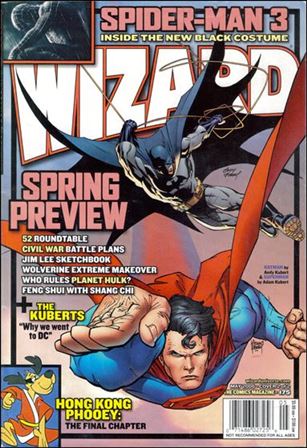 Wizard: The Comics Magazine issue 175 Kubert Brothers Batman & Superman Cover