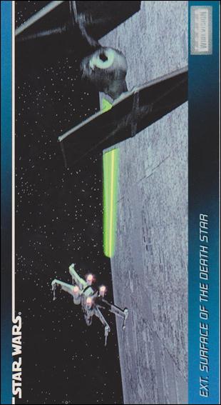 Star Wars Widevision (Base Set) card 93 Ext. Surface of the Death Star