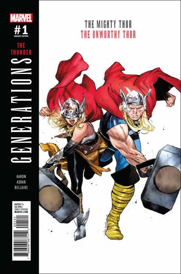 Generations: The Unworthy Thor & The Mighty Thor issue 1-B Olivier Coipel Cover