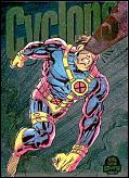 Marvel Universe: Series 5 (Power Blast Subset) card 8-B Cyclops (Silver Foil)