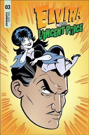 Elvira Meets Vincent Price issue 3-C Anthony Marques Cover