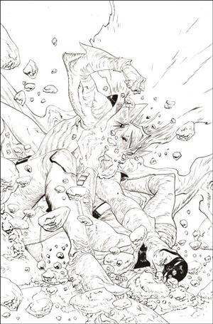 Space Ghost (2024) issue 8-J Jae Lee B&W 1:25 Virgin Cardstock Cover