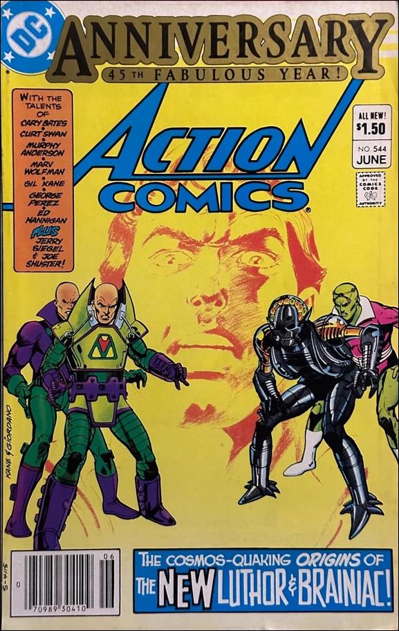 Action Comics (1938) issue 544-B Newsstand Cover
