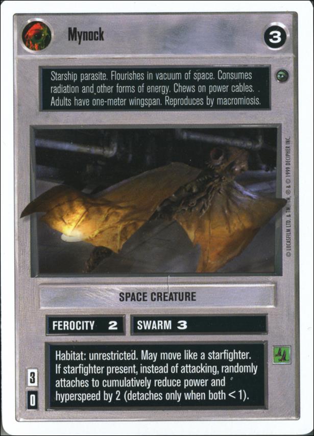 Star Wars: Dagobah Revised (Base Set) card 94 Mynock