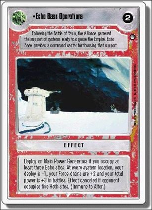 Star Wars: Hoth Revised (Base Set) card 114 Echo Base Operations