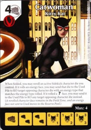 DC Comics Dice Masters Harley Quinn card 6 Catwoman: Kitty Kat