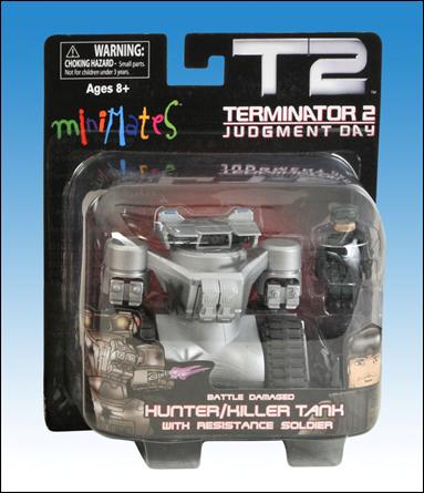 Minimates Vehicles figure 4 Battle Dmgd Hunter/Killer w/ Resistance Soldier