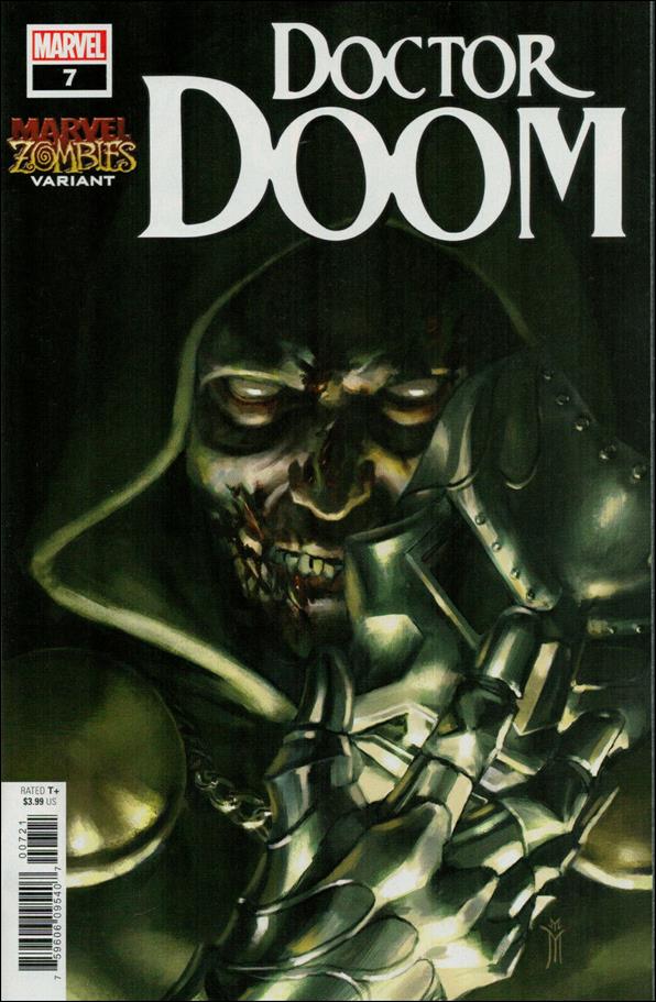 Doctor Doom issue 7-B Miguel Mercado Marvel Zombies Cover