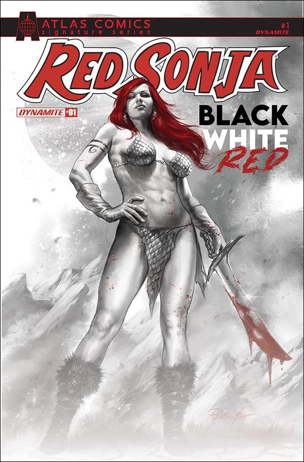 Red Sonja: Black White Red issue 1-N Parrillo Atlas Signature Cover (Staggs & Diebert)