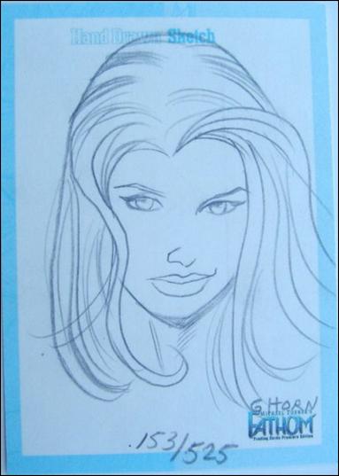 Michael Turner's Fathom (Sketch Card Subset) card G Horn-B Aspen II