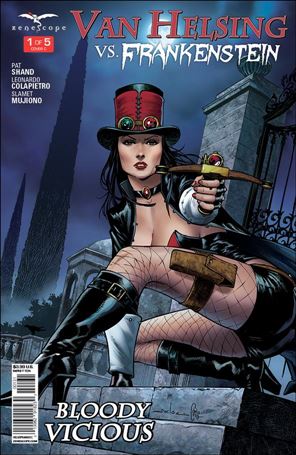 Van Helsing vs Frankenstein issue 1-C Andrea Meloni Cover