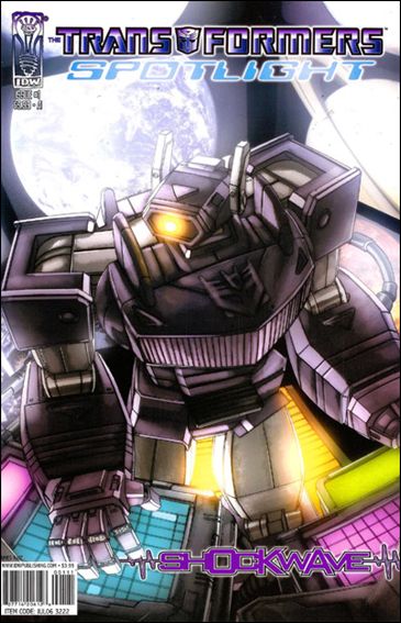 Transformers Spotlight issue 1 Shockwave - James Raiz Cover