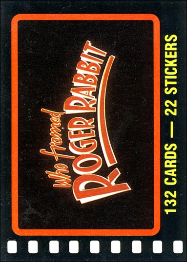 Who Framed Roger Rabbit? (Base Set) card 1 132 Cards - 22 Stickers