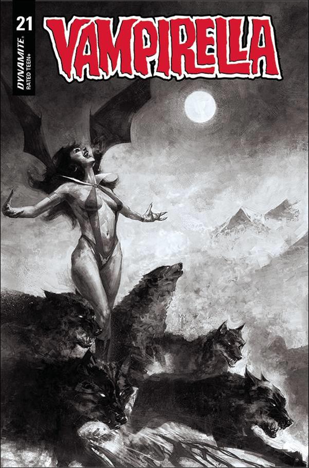Vampirella (2019) issue 21-P Marco Mastrazzo 1:40 Black & White Cover