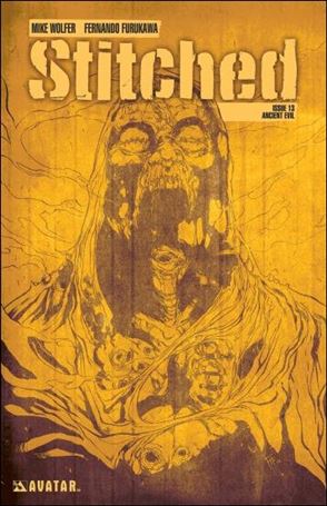 Stitched issue 13-D 1:3 Ancient Evil Cover