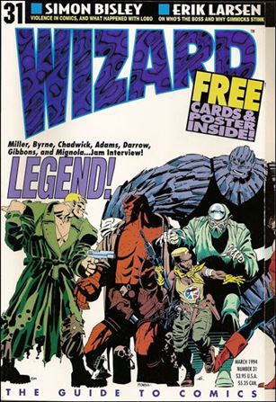Wizard: The Guide to Comics issue 31 Dark Horse Legend Jam Cover